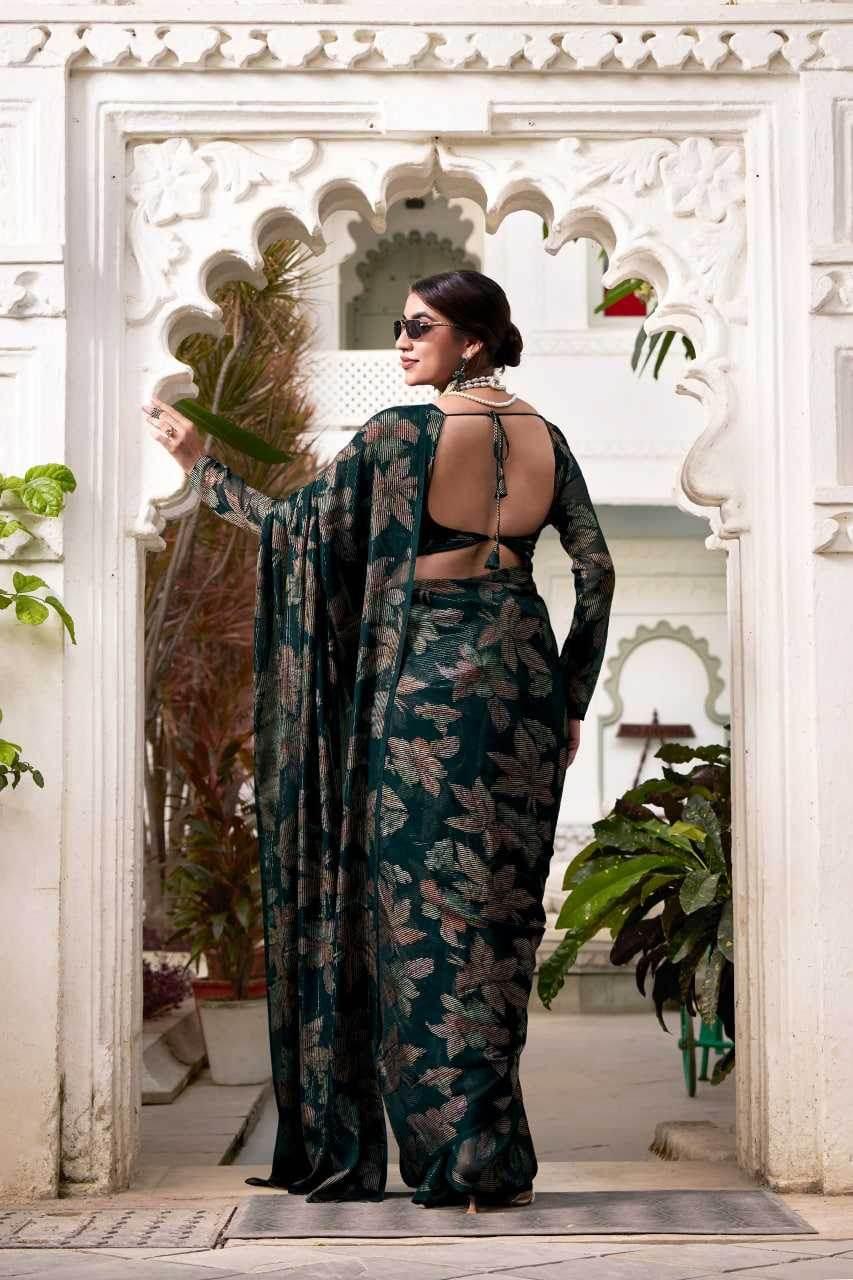 Viscose Party Wear Saree - MYLUXURY LANE ENTERPRISE