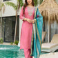 Viscose Designer Embroidered Kurti - MYLUXURY LANE ENTERPRISE