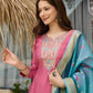 Viscose Designer Embroidered Kurti - MYLUXURY LANE ENTERPRISE