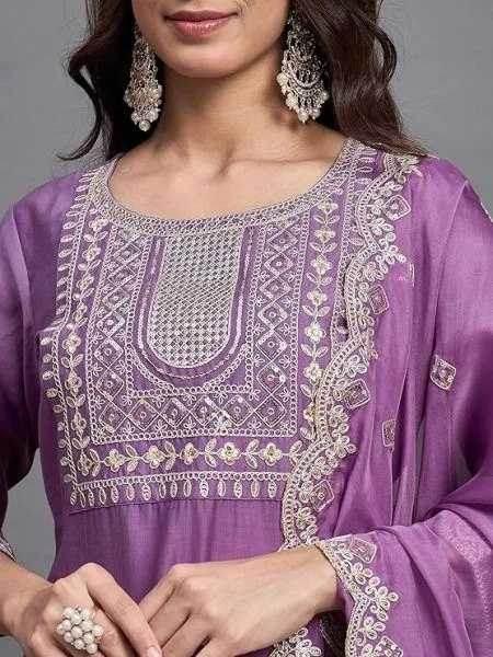 Viscose Embroidery Suit - MYLUXURY LANE ENTERPRISE