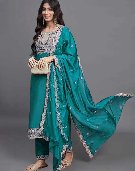 Viscose Embroidery Suit