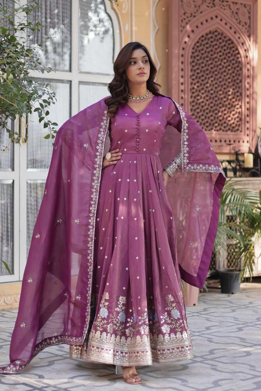Embroidery Anarkali  Long Gown