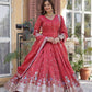 Embroidery Anarkali Long Gown - MYLUXURY LANE ENTERPRISE