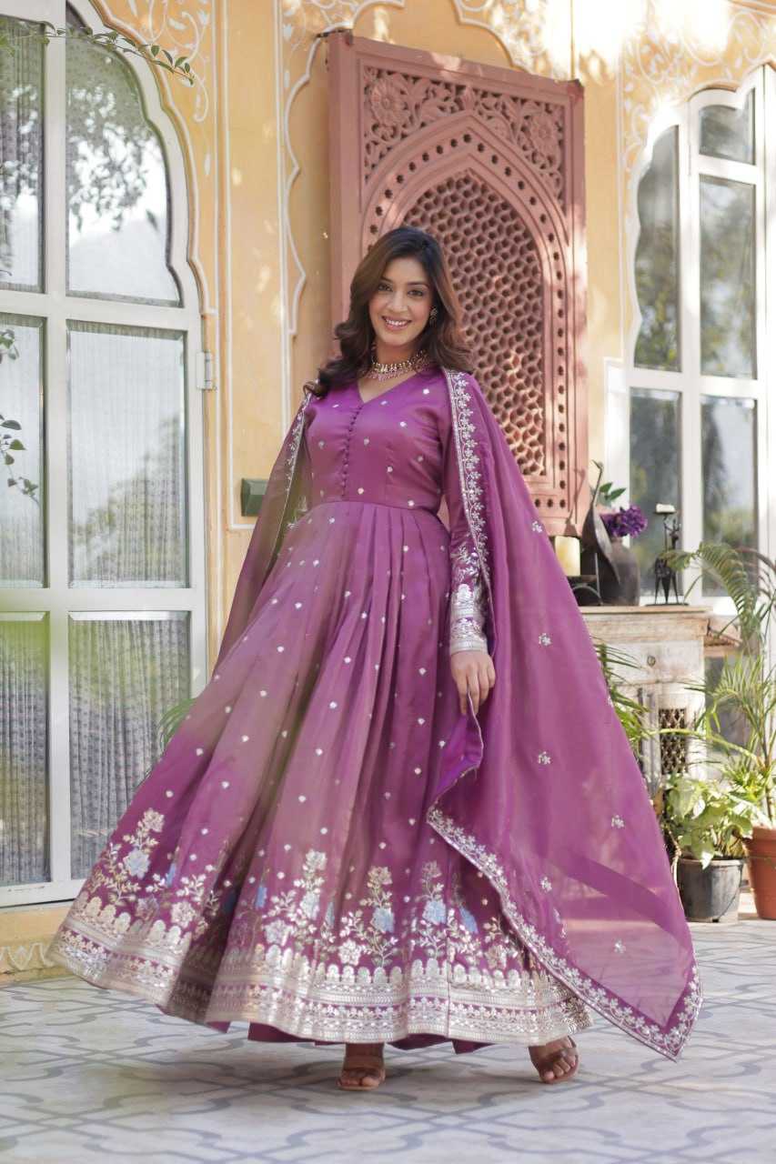 Embroidery Anarkali  Long Gown