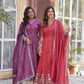 Embroidery Anarkali Long Gown - MYLUXURY LANE ENTERPRISE