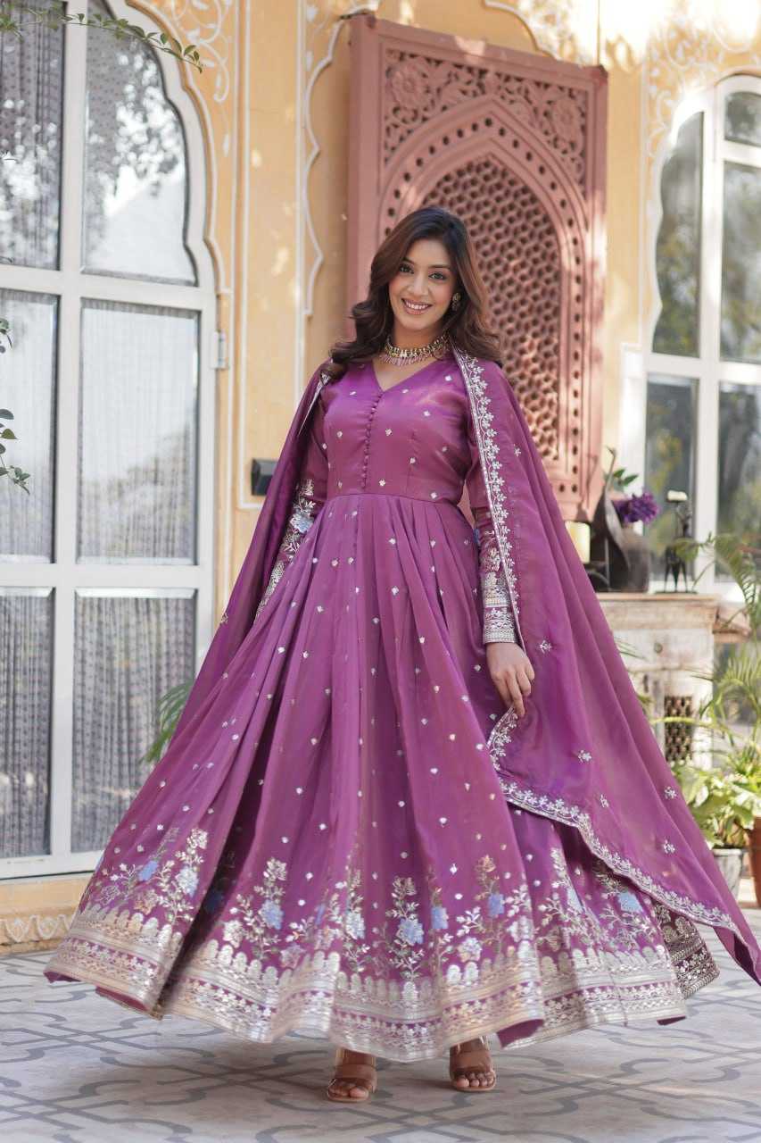 Embroidery Anarkali  Long Gown