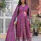 Embroidery Anarkali Long Gown - MYLUXURY LANE ENTERPRISE