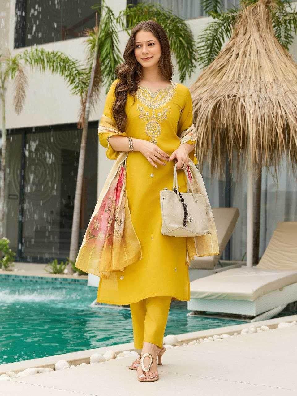 Viscose Embroidered Kurti - MYLUXURY LANE ENTERPRISE