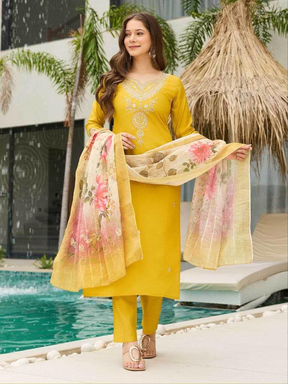 Viscose Embroidered Kurti - MYLUXURY LANE ENTERPRISE