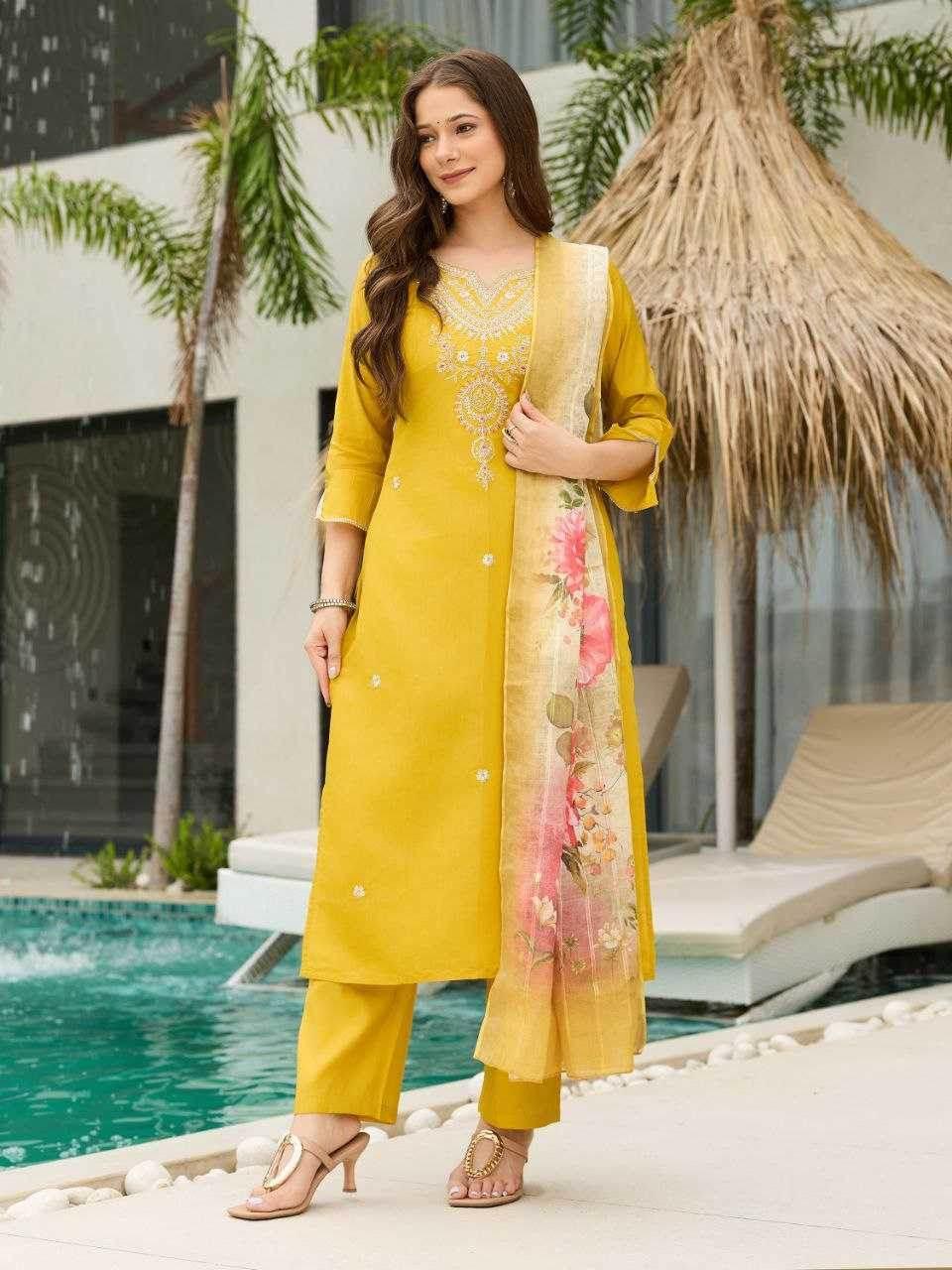 Viscose Embroidered Kurti - MYLUXURY LANE ENTERPRISE