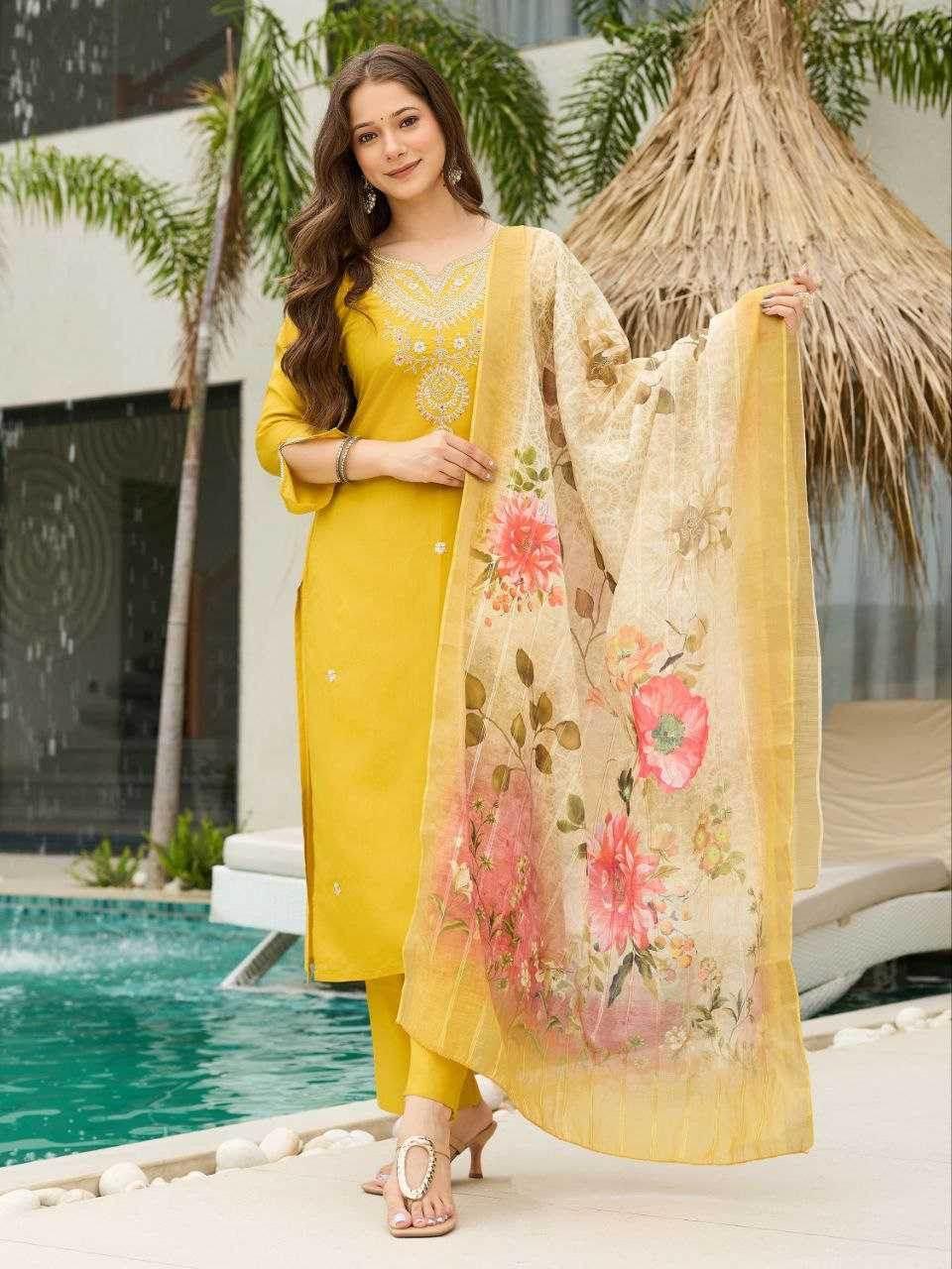 Viscose Embroidered Kurti - MYLUXURY LANE ENTERPRISE