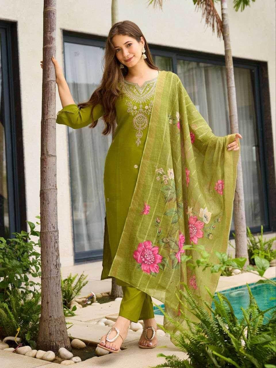Viscose Embroidered Kurti - MYLUXURY LANE ENTERPRISE