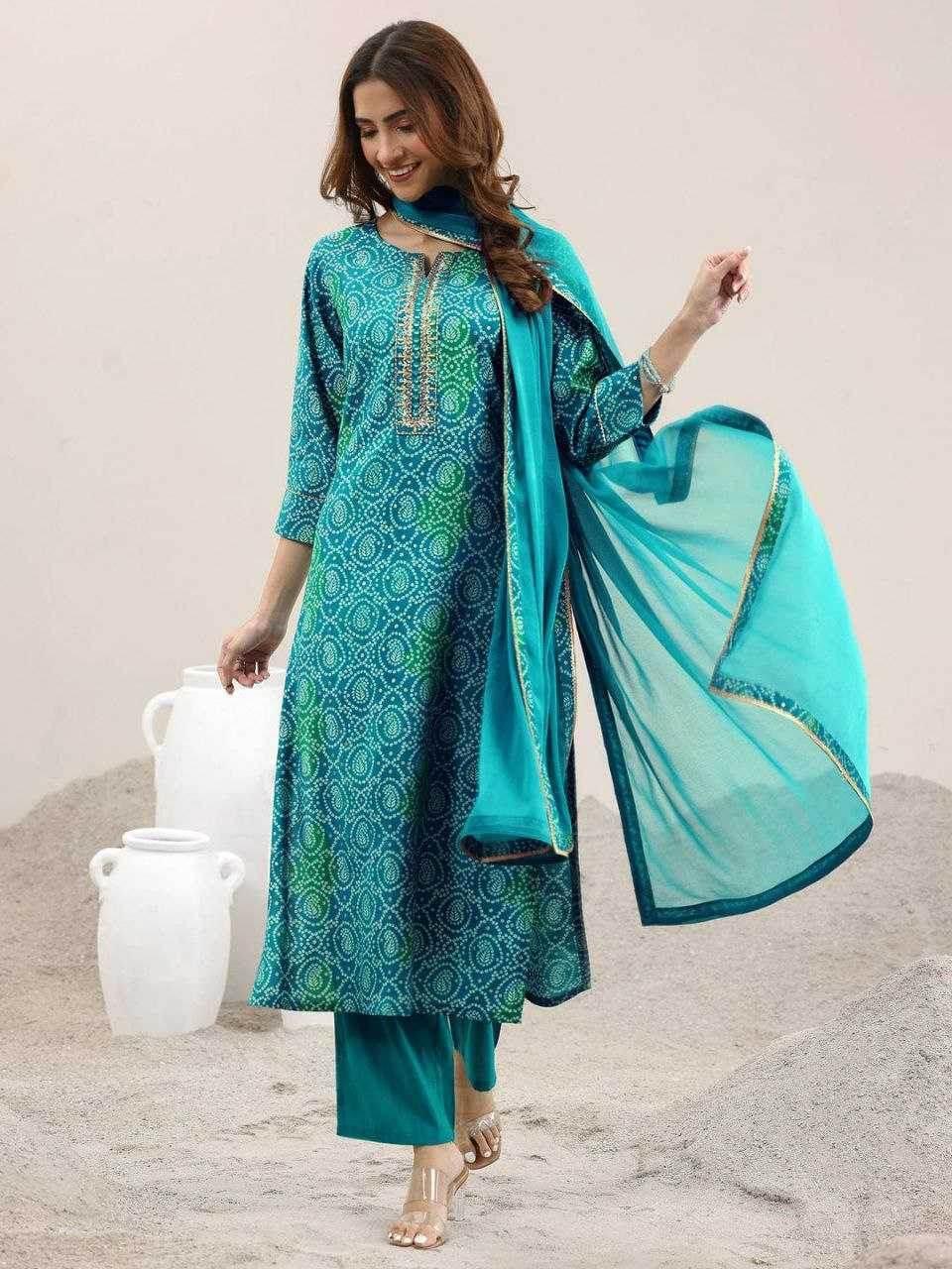 Viscose Embroidery Party wear suit - MYLUXURY LANE ENTERPRISE