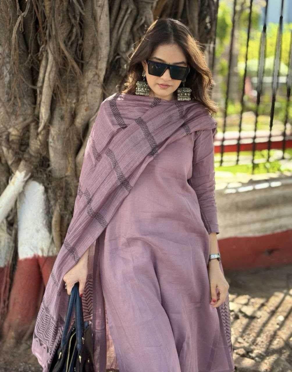 Viscose Ladies Cotton Palazzo Suit - MYLUXURY LANE ENTERPRISE