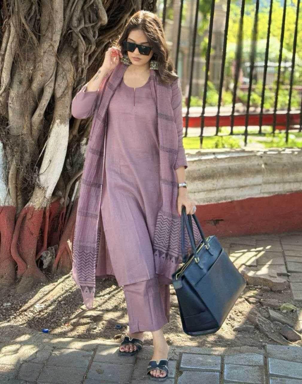 Viscose Ladies Cotton Palazzo Suit - MYLUXURY LANE ENTERPRISE
