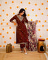 Viscose Rayon Embroidery Designer Suit - MYLUXURY LANE ENTERPRISE