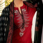 Viscose Rayon Embroidered Kurti Bottom With Dupatta - MYLUXURY LANE ENTERPRISE