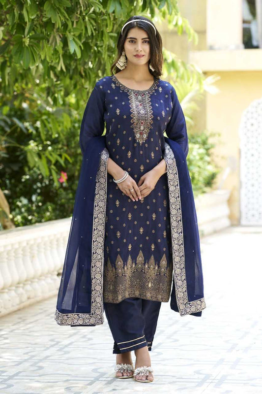 Viscose Rayon  Party wear suit