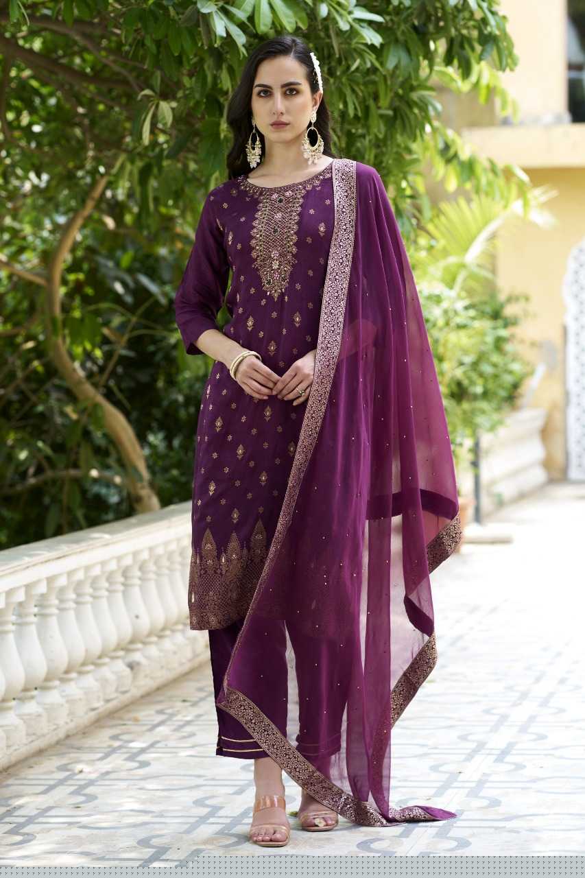 Viscose Rayon  Party wear suit