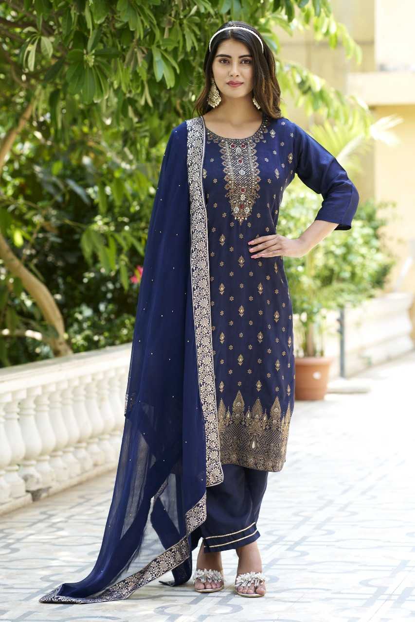 Viscose Rayon  Party wear suit