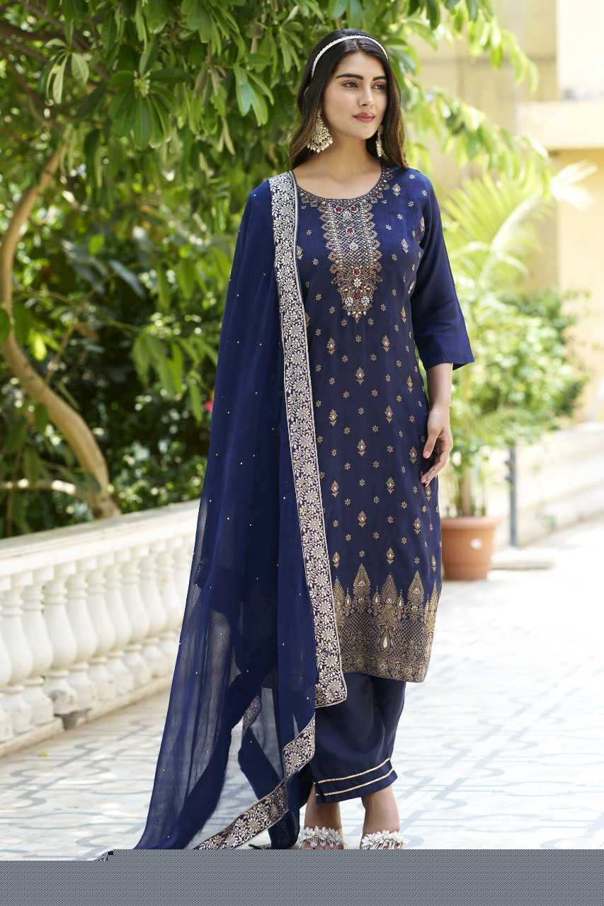 Viscose Rayon  Party wear suit