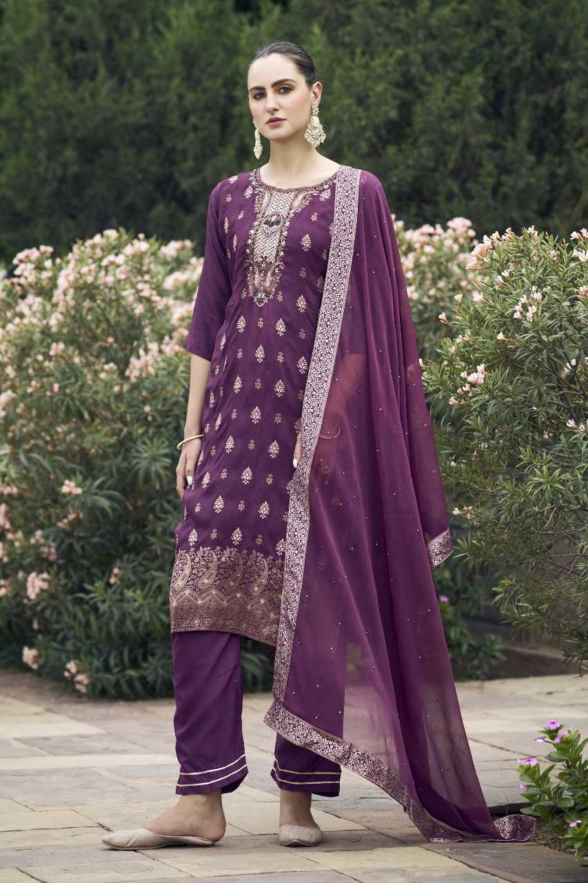 Viscose Rayon  Party wear suit