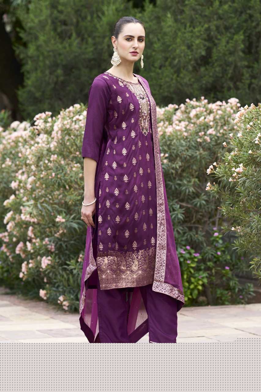 Viscose Rayon  Party wear suit