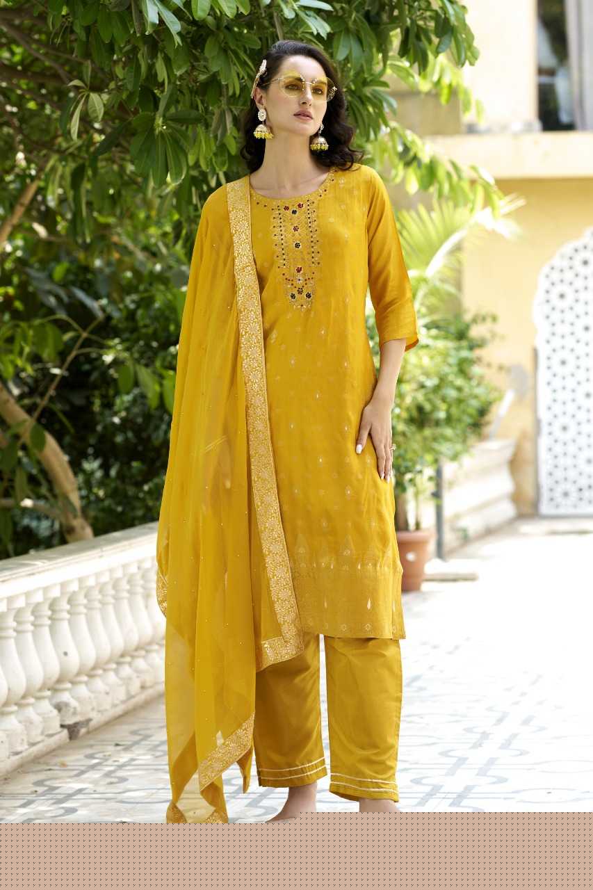 Viscose Rayon  Party wear suit