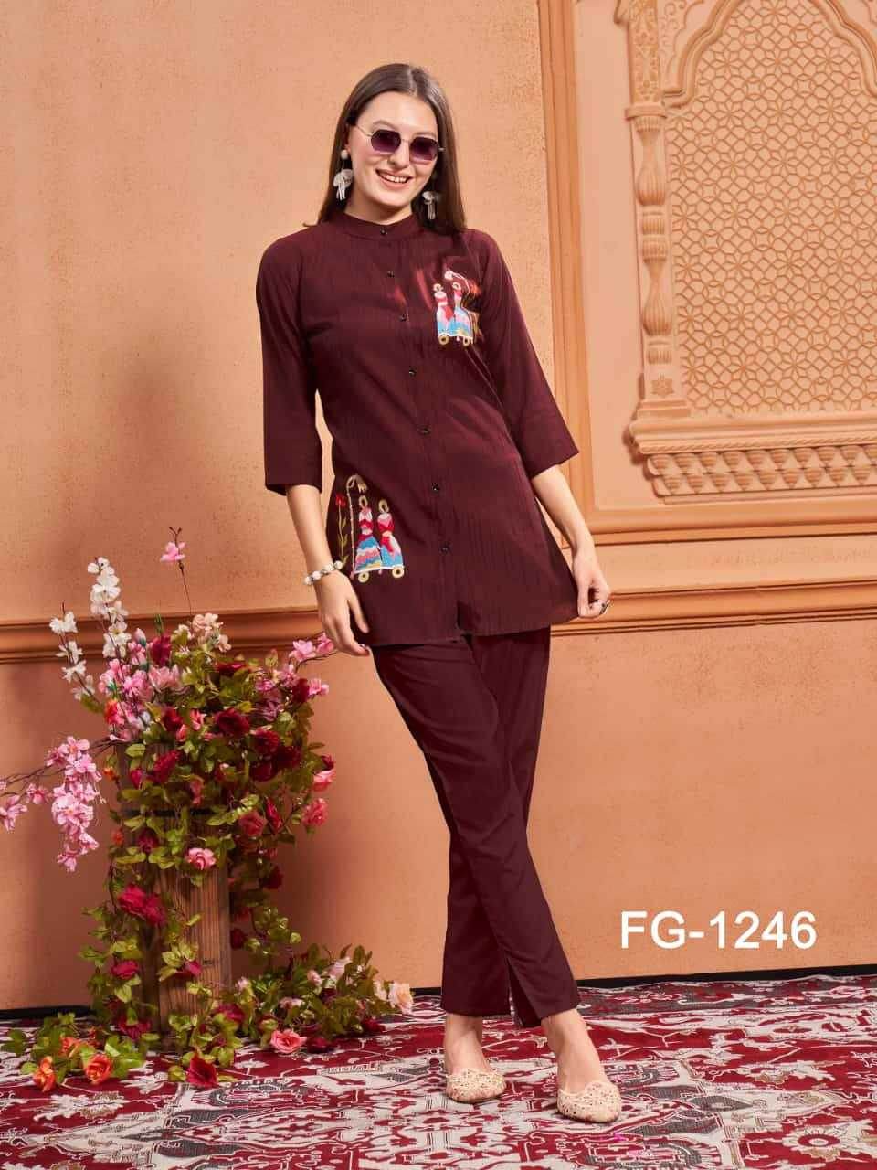 VISCOSE GULABO WESTERN WEAR CO-ORD SET - MYLUXURY LANE ENTERPRISE