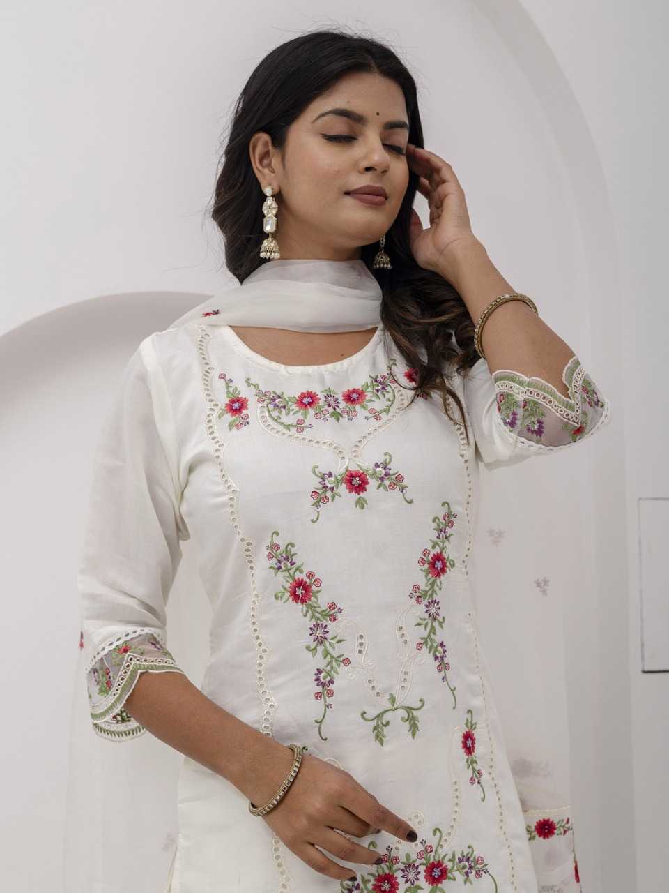 Viscose  Ladies Silk Suit