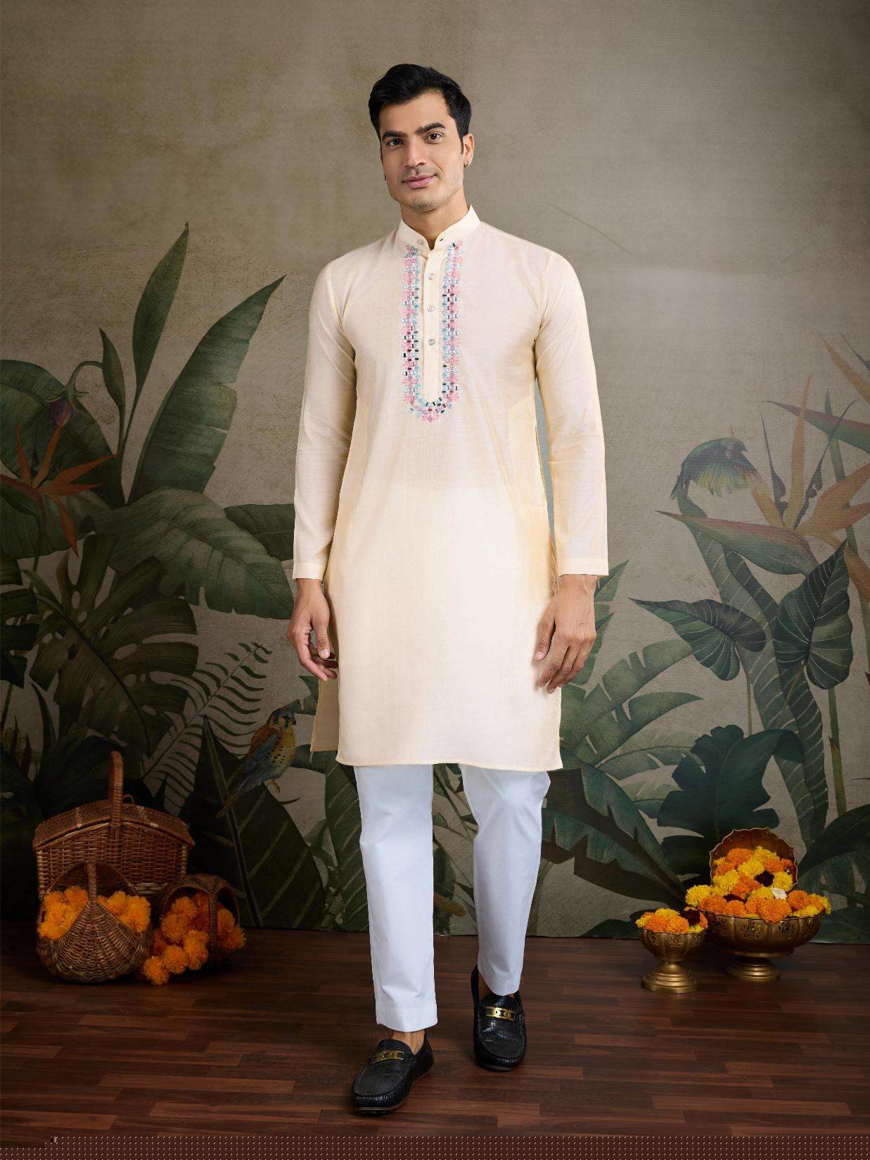 Viscose Mens Kurta Pyjama Nehru Jacket - MYLUXURY LANE ENTERPRISE