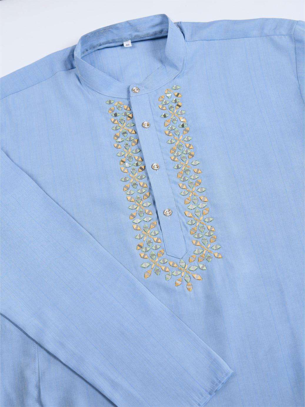 Viscose  Mens Kurta Pyjama Nehru Jacket