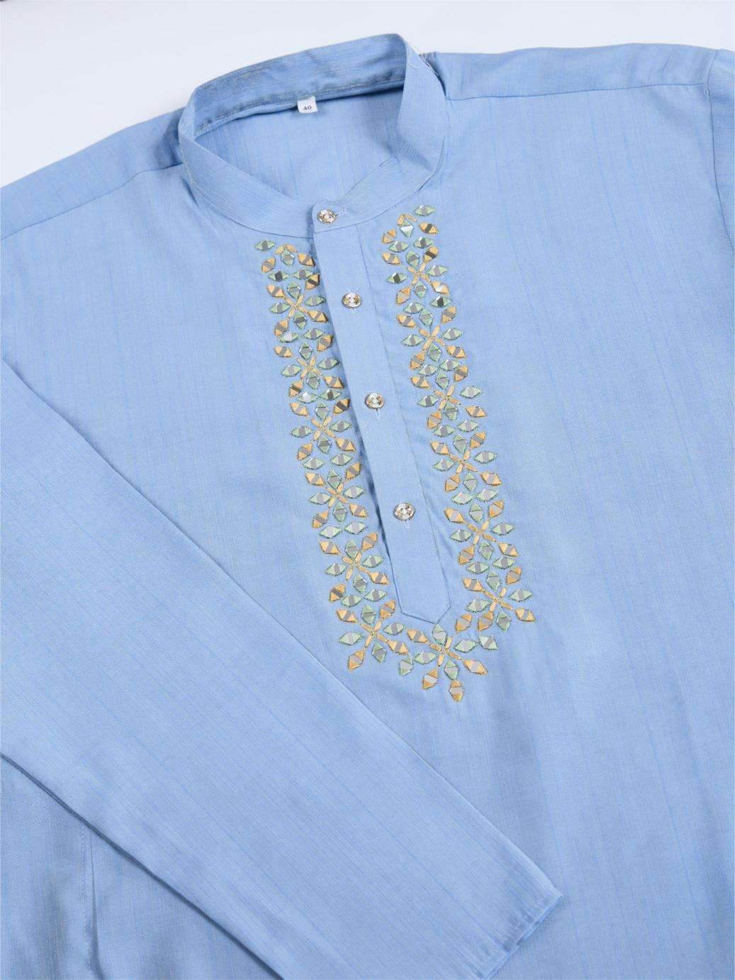 Viscose Mens Kurta Pyjama Nehru Jacket - MYLUXURY LANE ENTERPRISE