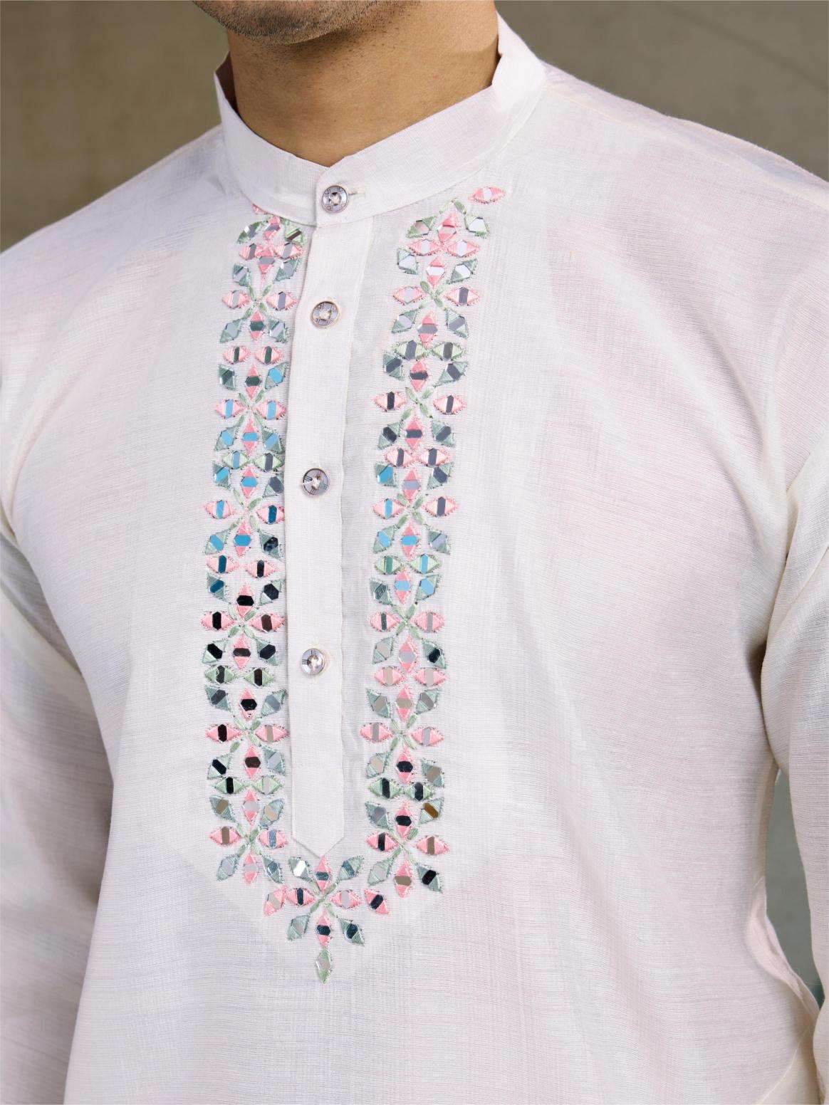 Viscose Mens Kurta Pyjama Nehru Jacket - MYLUXURY LANE ENTERPRISE