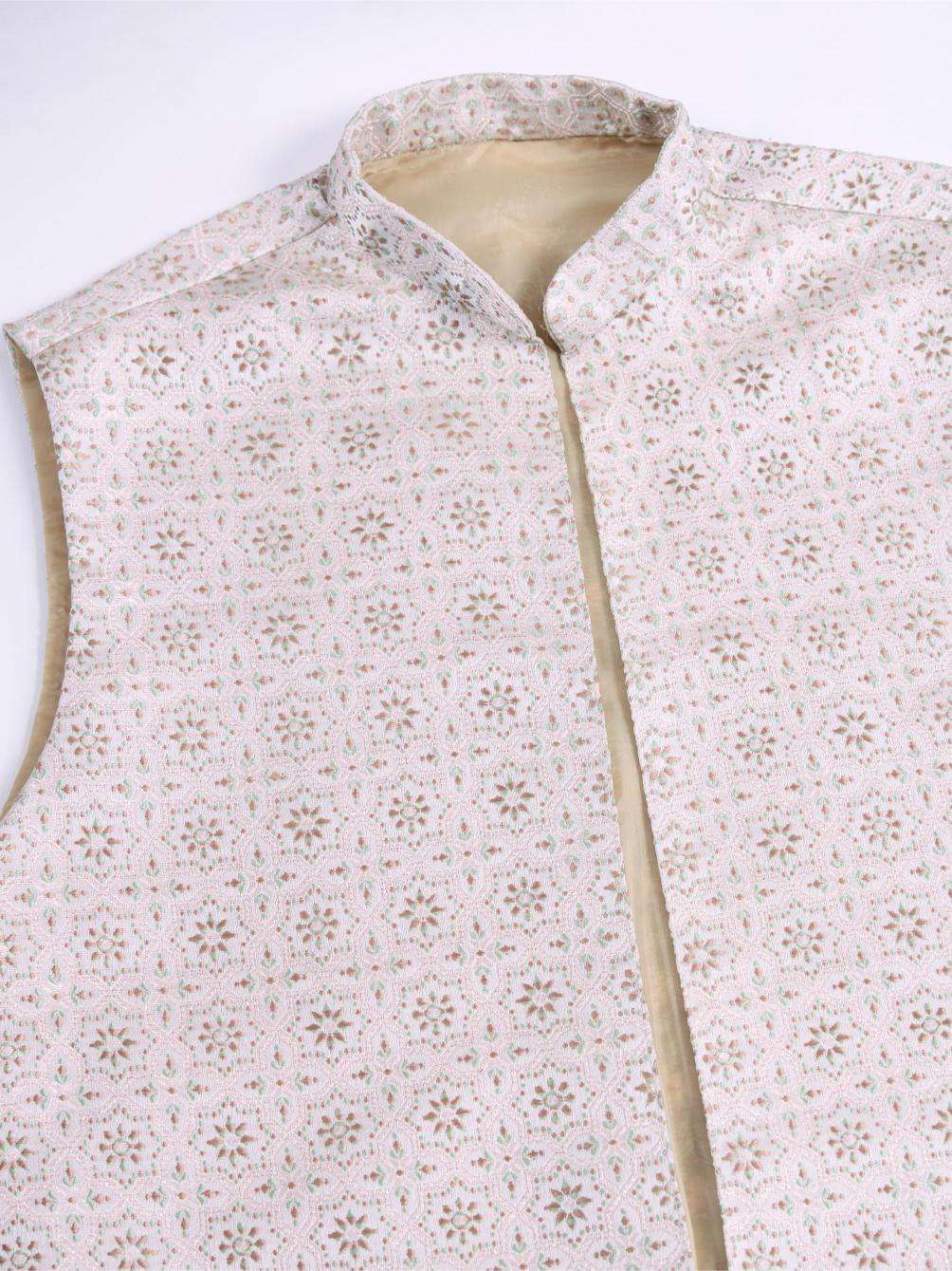 Viscose  Mens Kurta Pyjama Nehru Jacket