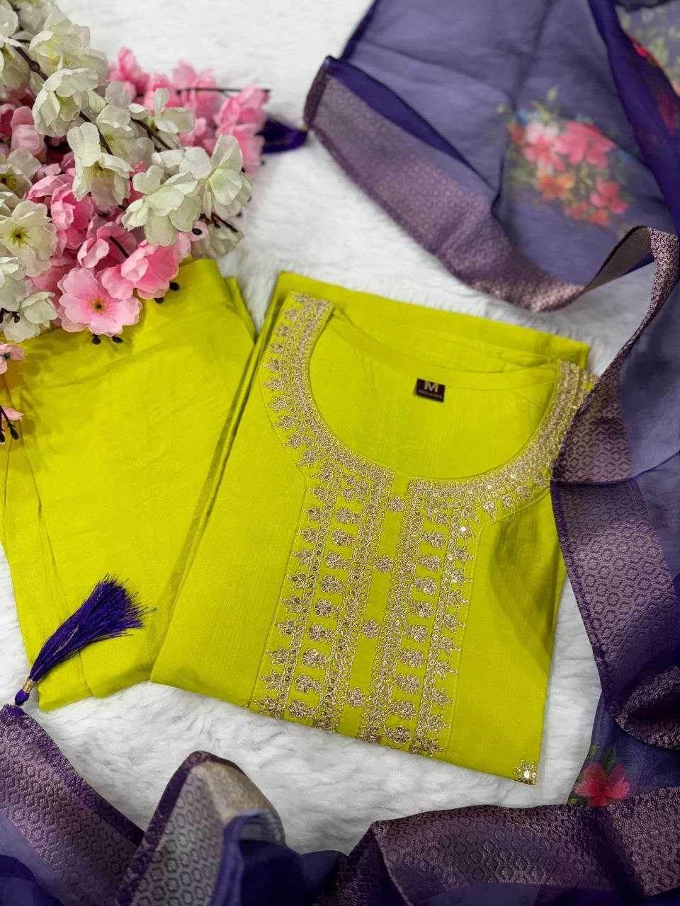 Viscose Kurti With Pants - MYLUXURY LANE ENTERPRISE