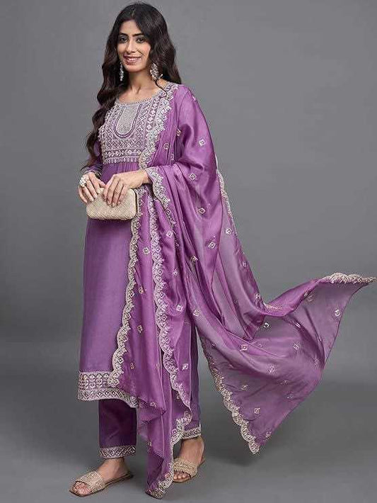 Viscose Embroidered Kurti