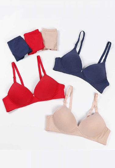 Pack of 3 Female Seamless Padded wire free Bra - MYLUXURY LANE ENTERPRISE