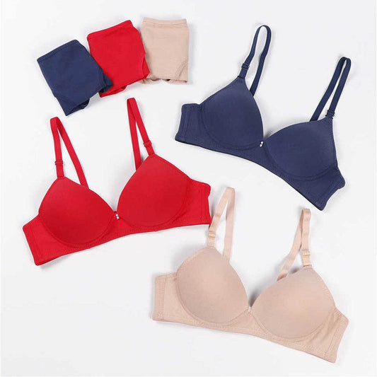 Pack of 3 Female Seamless Padded wire free Bra - MYLUXURY LANE ENTERPRISE