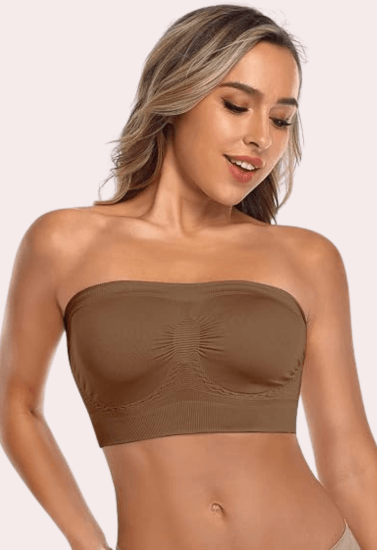 2-Pack of Non-Padded Strapless Tube Bras - MYLUXURY LANE ENTERPRISE